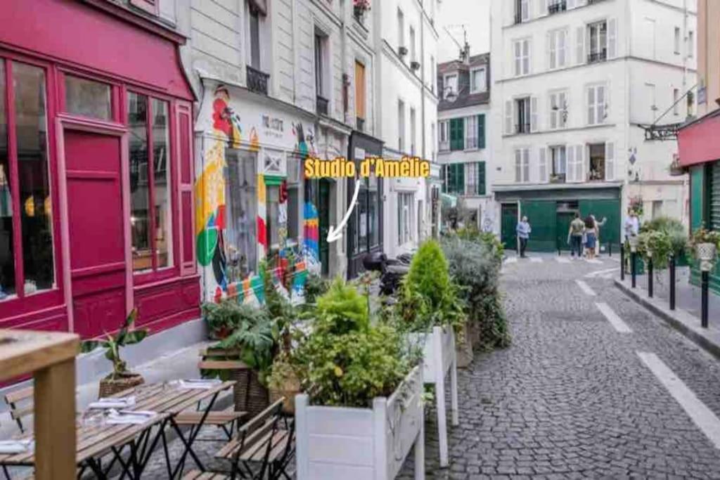 Amelie Poulain Studio In Heart Of Montmartre Paris Extérieur photo